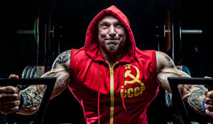 Weightlifting Bodybuilder Cccp Wallpaper