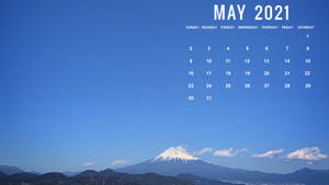 “welcome May, With Mt.fuji At Its Peak!” Wallpaper