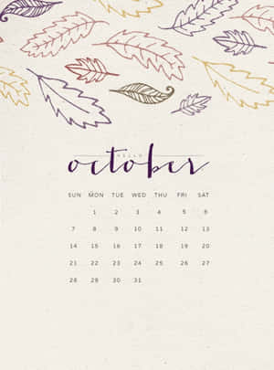 Welcome October With A Smile Wallpaper