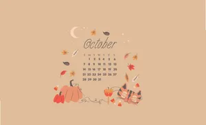 “welcome October With This Adorable Desktop Wallpaper” Wallpaper