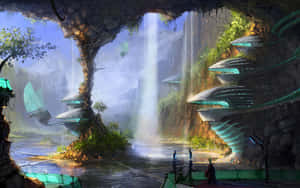 Welcome To The High-tech Futuristic Vision Of The Future Wallpaper