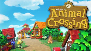 Welcome To The Island Of Animal Crossing Wallpaper