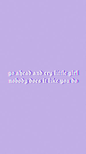 Welcome To The World Of Purple Baddie! Wallpaper