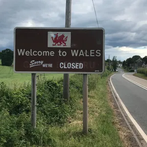 Welcome To Wales Signage Wallpaper