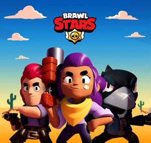 Western Cowboy Brawlers Brawl Stars 4k Wallpaper