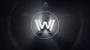 Westworld Symbol With Robot Wallpaper