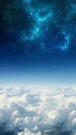 Whatsapp Chat Stars Blue Sky Wallpaper