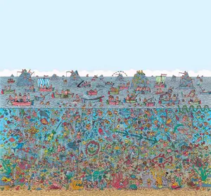 Where's Waldo Deep Sea Creatures Wallpaper