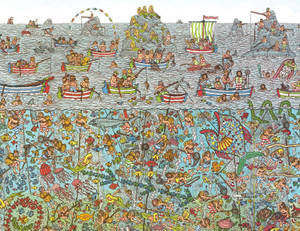 Where's Waldo Fishing Boats Wallpaper