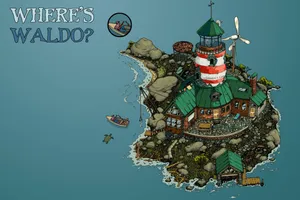 Where's Waldo Island Lighthouse Wallpaper