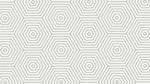 White Abstract Pentagon Shapes Wallpaper
