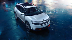 White Aircross C5 Citroen Wallpaper