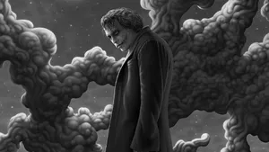 White And Black Ultra Hd Joker Wallpaper