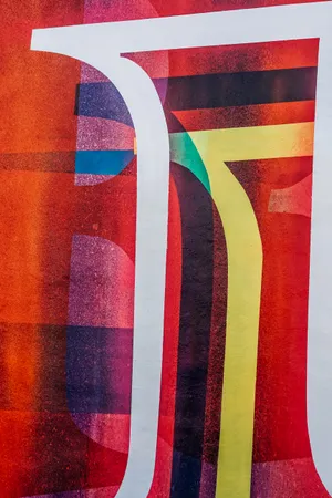 White And Red Textile Wallpaper