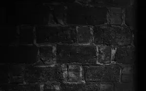 White Brick Wall Showing Dramatic Shadows Wallpaper