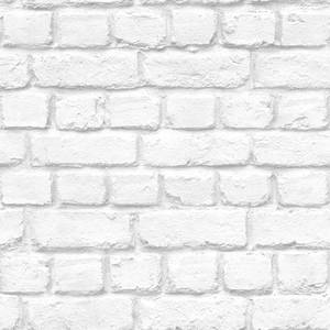 White Bricks Wallpaper