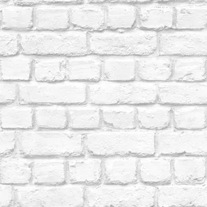White Bricks Wallpaper
