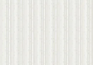 White Dotted Vertical Wallpaper