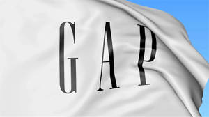 White Gap Flag Art Wallpaper