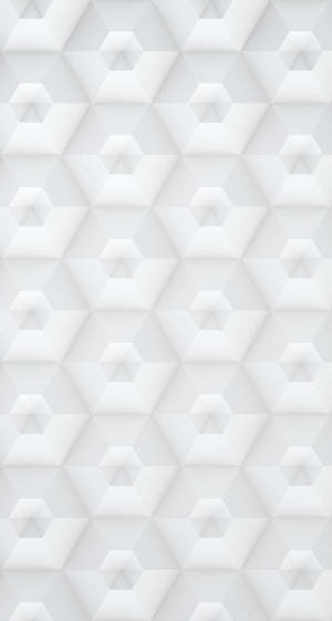White Hexagonal Shapes Ios 7 Wallpaper