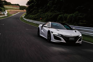 White Honda Nsx Wallpaper