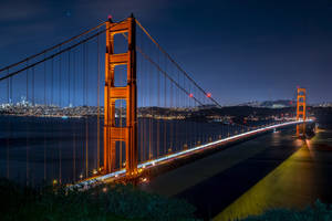 White Light Trail San Francisco Photography Wallpaper