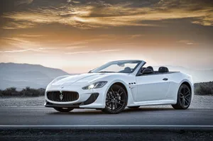 White Maserati 4k Wallpaper