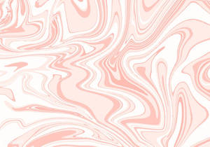 White Pastel With Pink Swirls Wallpaper