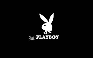 White Playboy Logo Wallpaper