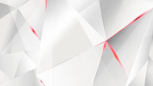 White Polygons Wallpaper