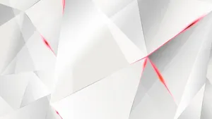 White Polygons Wallpaper