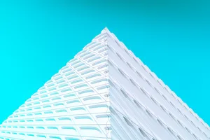 White Pyramid Illustration Wallpaper