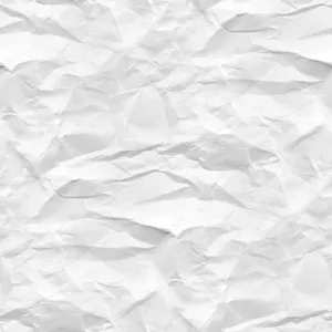 White Seamless Crumpled Paper Wallpaper