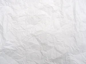 White Texture Crumpled Paper Wallpaper