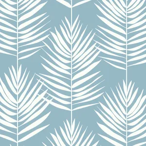 White Thin Leaves Aesthetic Wallpaper