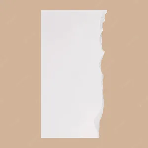 White Torn Paper On Peach Background Wallpaper