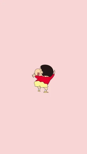 Wiggling Butt Shinchan Aesthetic Wallpaper
