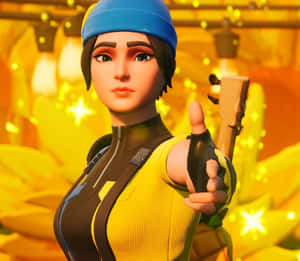 Wildcat Fortnite Yellow Aesthetic Wallpaper