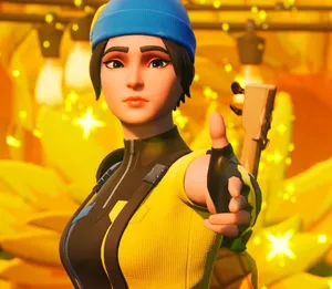 Wildcat Fortnite Yellow Aesthetic Wallpaper
