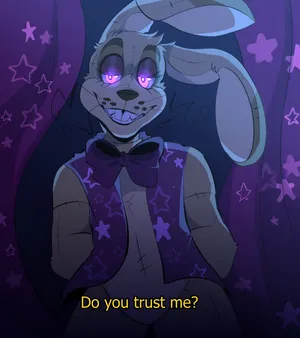 William Afton Five Nights At Freddy's Glitchtrap Wallpaper