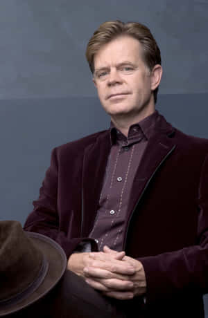 William H. Macy In A Contemplative Mood Wallpaper