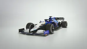Williams Blue Sports Car Wallpaper