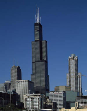 Willis Tower Chicago Observation Deck Wallpaper