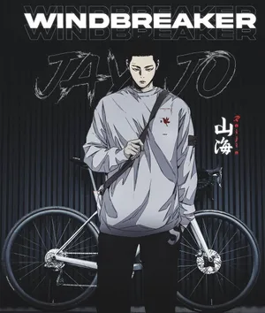 Wind Breaker Wordmark Poster Wallpaper