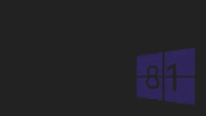 Windows 10 Logo On A Black Background Wallpaper