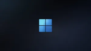 Windows 11 Dark Blue Wallpaper