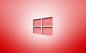 Windows 11 Logo With Red And Pink Wallpaper