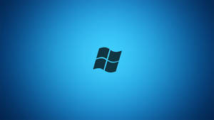 Windows 7 On Midnight Blue And Black Wallpaper
