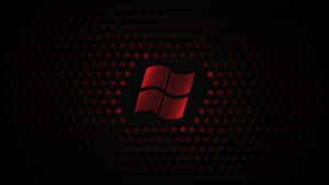Windows Logo On A Black Background Wallpaper