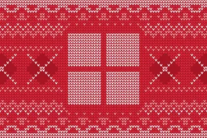 Windows Logo Red Knitted Sweater Wallpaper